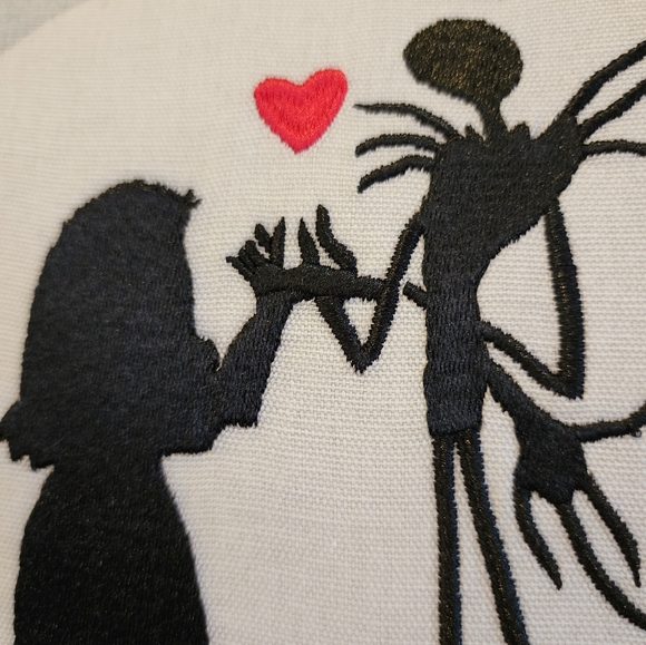 Jack Skellington and Sally Pillow Nightmare Before Christmas  Halloween Decor - Picture 3 of 6